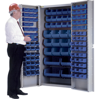 Deep-Door Combination Cabinet, 38" W x 24" D x 72" H, 36 Shelves Solutions industrielles ALPHA