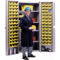 Deep-Door Combination Cabinet, 38" W x 24" D x 72" H, 4 Shelves Solutions industrielles ALPHA
