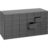 Industrial Drawer Cabinets, 30 Drawers, 33-3/4" W x 11-5/8" D x 17-3/4" H, Grey Solutions industrielles ALPHA