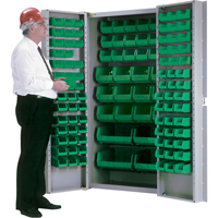 Deep-Door Combination Cabinet, 38" W x 24" D x 72" H, 36 Shelves Solutions industrielles ALPHA
