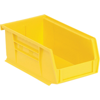 Ultra Stack & Hang Bin, 4-1/8" W x 3" H x 7-3/8" D, Yellow Solutions industrielles ALPHA