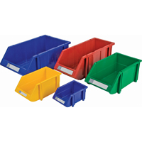 Stack & Hang Bin, 7-7/8" W x 7" H x 17-11/16" D, Red Solutions industrielles ALPHA