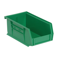 Ultra Stack & Hang Bin, 4-1/8" W x 3" H x 7-3/8" D, Green Solutions industrielles ALPHA
