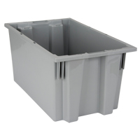 Contenants Stack & Nest, 9" x 18" x 11", Gris Solutions industrielles ALPHA