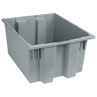 Contenants Stack & Nest, 10" x 19,5" x 15,5", Gris Solutions industrielles ALPHA
