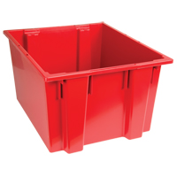 Contenants Stack & Nest, 13" x 23,5" x 19,5", Rouge Solutions industrielles ALPHA