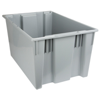 Contenants Stack & Nest, 15" x 29,5" x 19,5", Gris Solutions industrielles ALPHA