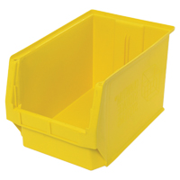 Contenants g&eacute;ants empilables, 12,375" la x 19,75" p x 11,875" h, Jaune Solutions industrielles ALPHA