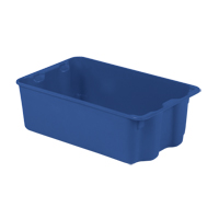 Contenants Stack-N-Nest Polylewton, 7,9" x 24" x 14,1", Bleu Solutions industrielles ALPHA