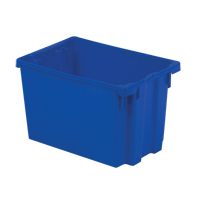 Contenants Stack-N-Nest Polylewton, 12,1" x 19,4" x 12,9", Bleu Solutions industrielles ALPHA