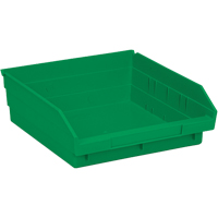 Bacs pour tablette, 11-1/8" la x 4" H x 11-5/8" p, Vert, Capacit&eacute; 30 lb Solutions industrielles ALPHA