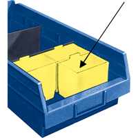 Bacs de rangement pour tablettes - Compartiments Solutions industrielles ALPHA