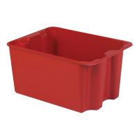 Contenants Stack-N-Nest de Plexton, 19,9" la x 27,5" p x 14" h, Rouge Solutions industrielles ALPHA