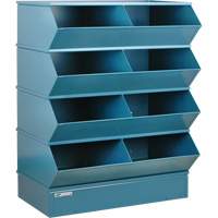 Syst&egrave;mes sectionnels &agrave; assembler, Cap. 5000 lb, 37" la x 24" p x 44" h, Bleu Solutions industrielles ALPHA