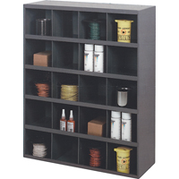 Storage Bin Cabinets, Steel, 20 Drawers, 33-3/4" x 12" x 42", Grey Solutions industrielles ALPHA