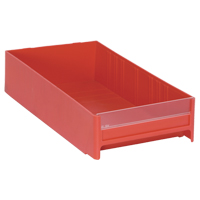 ARMOIRE TIROIR ROUGE 11"LX 5 5/8"LAX2 1/2"H, 5-5/8" la x 11" p x 2-1/2" h, Rouge Solutions industrielles ALPHA