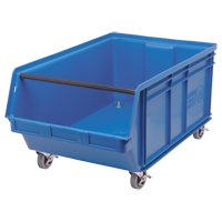 Mobile MAGNUM Bin, 14-7/8" H x 18-3/8" W x 29" D, 150 lbs. Capacity, Blue Solutions industrielles ALPHA