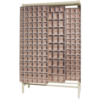 Free-Standing Tip-Out Bins Slider System, 48" W x 18" D x 77" H, 303 Drawers Solutions industrielles ALPHA