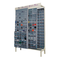 Free-Standing Tip-Out Bins Slider System, 48" W x 18" D x 77" H, 112 Drawers Solutions industrielles ALPHA