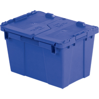 Contenants de distribution Flipak en plastique poly&eacute;thyl&egrave;ne (PE), 15,2" x 10,9" x 9,7", Bleu Solutions industrielles ALPHA
