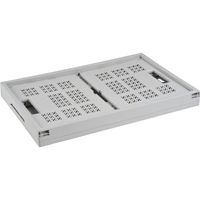 Bac repliable, 21" lo x 14" la x 10,5" h, Gris Solutions industrielles ALPHA