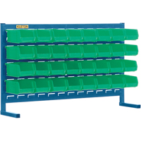 Rayonnage &agrave; persienne avec bacs, 32 bacs, 36" la x 8-1/4" p x 22" h Solutions industrielles ALPHA