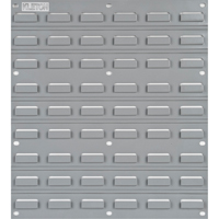 Metal Louvered Panel Bin Support Rack, 16 Bins, 18" W x 1/8" D x 19" H Solutions industrielles ALPHA