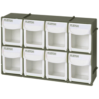 Heavy-Duty Tilt Bin, 11-3/4" W x 2-3/4" D x 7-7/8" H, 8 Drawers Solutions industrielles ALPHA