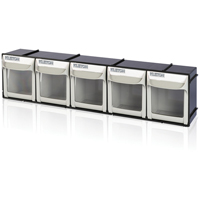 Heavy-Duty Tilt Bin, 23-1/2" W x 4" D x 5-7/8" H, 5 Drawers Solutions industrielles ALPHA