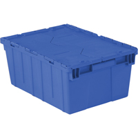 Contenants de distribution Flipak en plastique poly&eacute;thyl&egrave;ne (PE), 21,9" x 15,2" x 9,3", Bleu Solutions industrielles ALPHA