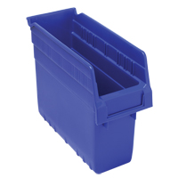 Bacs pour &eacute;tag&egrave;re Store-Max, 4-3/8" la x 8" H x 11-5/8" p, Bleu, Capacit&eacute; 44 lb Solutions industrielles ALPHA