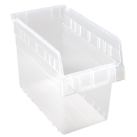 Bacs pour &eacute;tag&egrave;re Store-Max, 6-5/8" la x 8" H x 11-5/8" p, Transparent, Capacit&eacute; 44 lb Solutions industrielles ALPHA