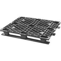 Palette empilable en plastique, Acc&egrave;s de Quatre c&ocirc;t&eacute;s, 48" lo x 40" la x 5-3/5" h Solutions industrielles ALPHA