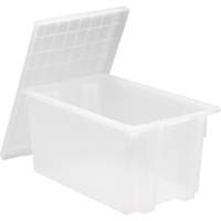 Contenant robuste Stack & Nest, 15" x 19,5" x 29,5", Transparent Solutions industrielles ALPHA