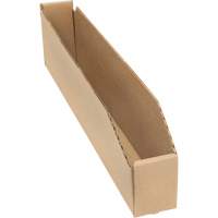 Deep Corrugated Parts Bins, 2-7/8" W x 17-1/4" D x 4-1/2" H, Beige Solutions industrielles ALPHA
