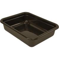 Bac d'entreposage tout usage &agrave; fond plat, 5" ha x 17" p x 22" lo, Plastique, Brun Solutions industrielles ALPHA
