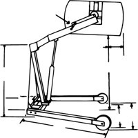 Hydra-Lift Drum Handlers, 55 US gal. (45 Imperial Gal.) Capacity Solutions industrielles ALPHA
