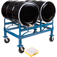 Drum Stacking Rack, 2 Drums, 1600 lbs. Capacity, 45-1/2" W x 30" D x 12-1/2" H Solutions industrielles ALPHA