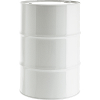 Barils en acier, 55 gal. US (45,8 gal. imp.), Doubl&eacute;, Blanc, Dessus ferm&eacute;, 1A1/Y1.8/300, Calibre 16 Solutions industrielles ALPHA