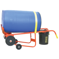 Chariot pour baril de s&eacute;rie 50BTW, Fabriqu&eacute; en Acier, 30 - 85 gal. US (25 - 70 gal. imp.) Solutions industrielles ALPHA