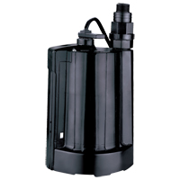 Automatic Submersible Utility Pump, 1/3 HP, 2160 GPH, 115 V, 4 A Solutions industrielles ALPHA