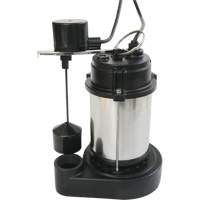 Stainless Steel Housing-Cast Iron Base Sump Pump, 1/3 HP, 3630 GPH Flow Rate Solutions industrielles ALPHA