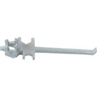 Single Ended Specialty Bung Nut Wrench, 1-1/2" Opening, 7-1/2" Handle, Zinc Cast Steel Solutions industrielles ALPHA