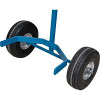 Chariot &agrave; cylindres, Roues Anticrevaison, Base de 15-1/2" W x 14-1/4" L, 600 lb Solutions industrielles ALPHA