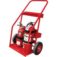 Chariot de prevention d'incendie pour travaux &agrave; chaud, Roues Semi-pneumatique, Base de 17,75" la x 8,9" lo, 100 lb Solutions industrielles ALPHA