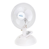 Ventilateur &agrave; pince & de bureau, Diam&egrave;tre 6", 2 vitesses Solutions industrielles ALPHA