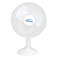 Ventilateur oscillant &agrave; boutons-poussoirs pour bureau, Diam&egrave;tre 16", 3 vitesses Solutions industrielles ALPHA