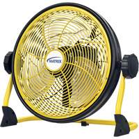 Ventilateur d'int&eacute;rieur/ext&eacute;rieur rechargeable avec port USB, Commercial, Variable vitesses, Diam&egrave;tre de 12" Solutions industrielles ALPHA