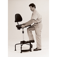 Industrial Stool, Stationary, Adjustable Height, 250 lbs. Capacity Solutions industrielles ALPHA