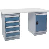 Pre-Designed Workbench, 72" W x 30" D x 34" H, 2500 lbs. Capacity Solutions industrielles ALPHA
